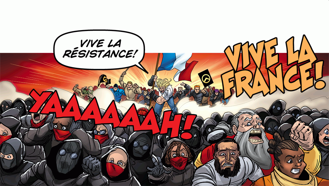 Vive la Résistance! panel 11