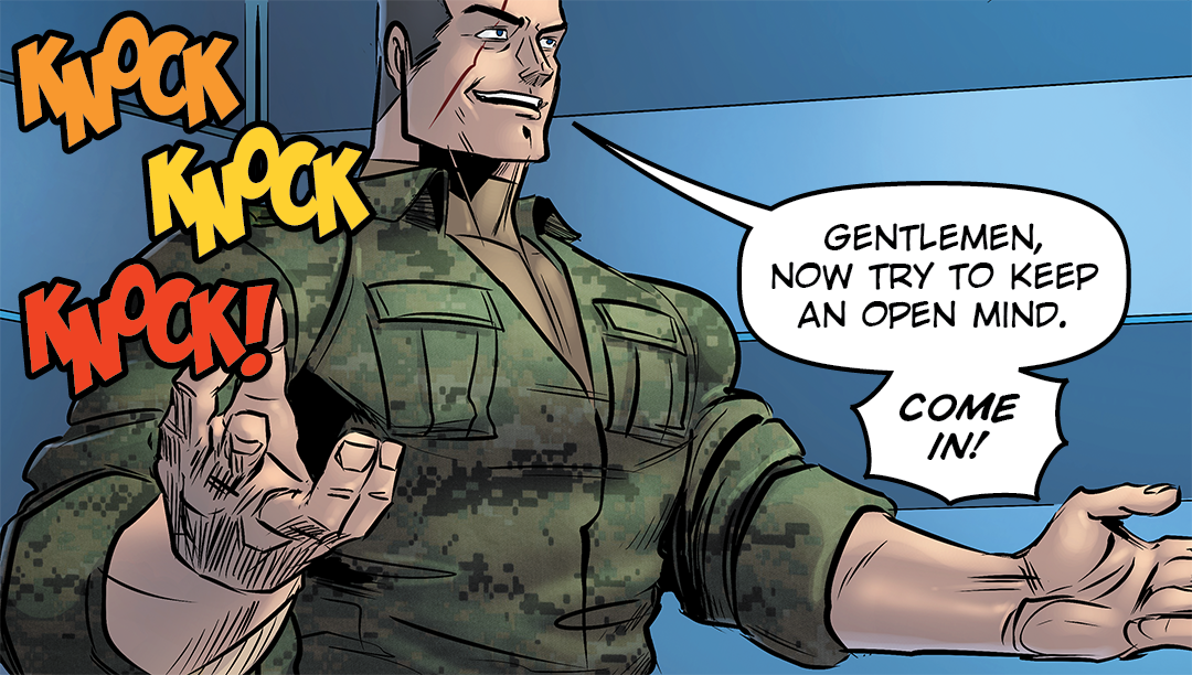 Code Name Centerfold panel 30