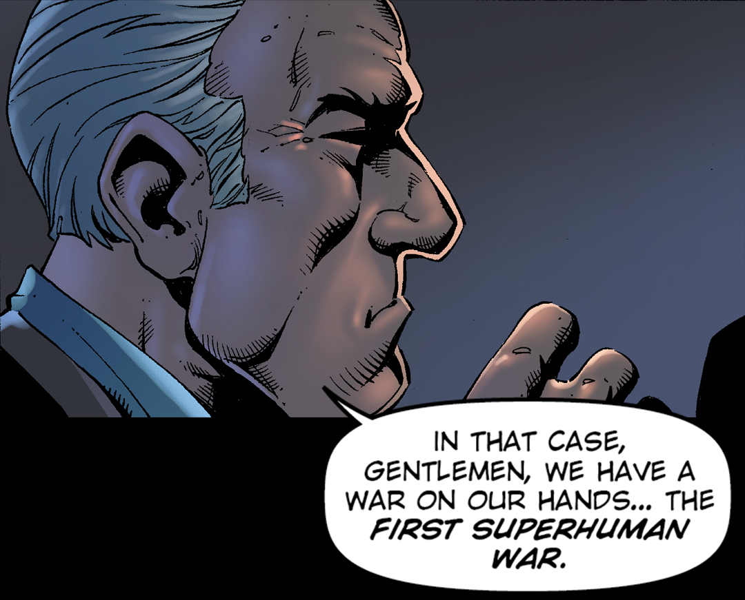 The First Superhuman War panel 19