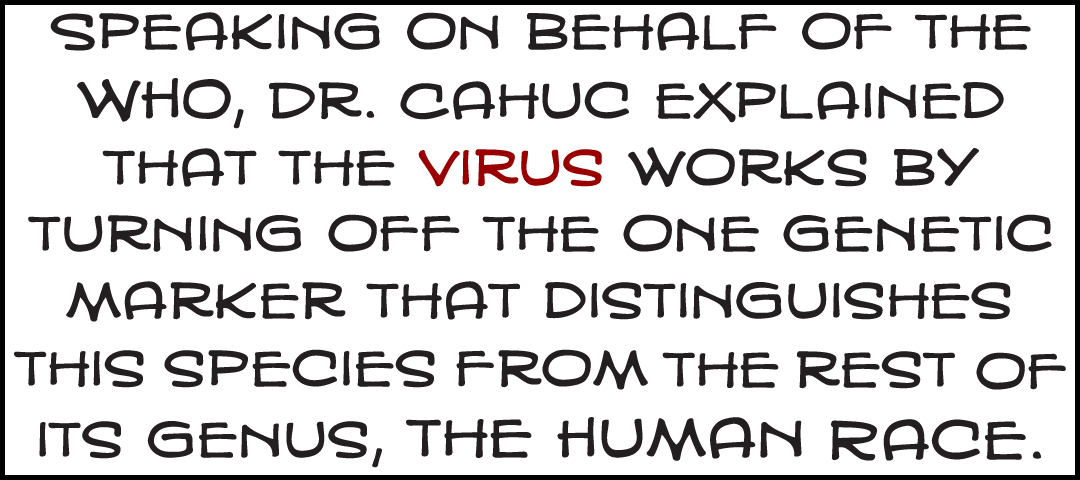 The Reality Virus panel 6