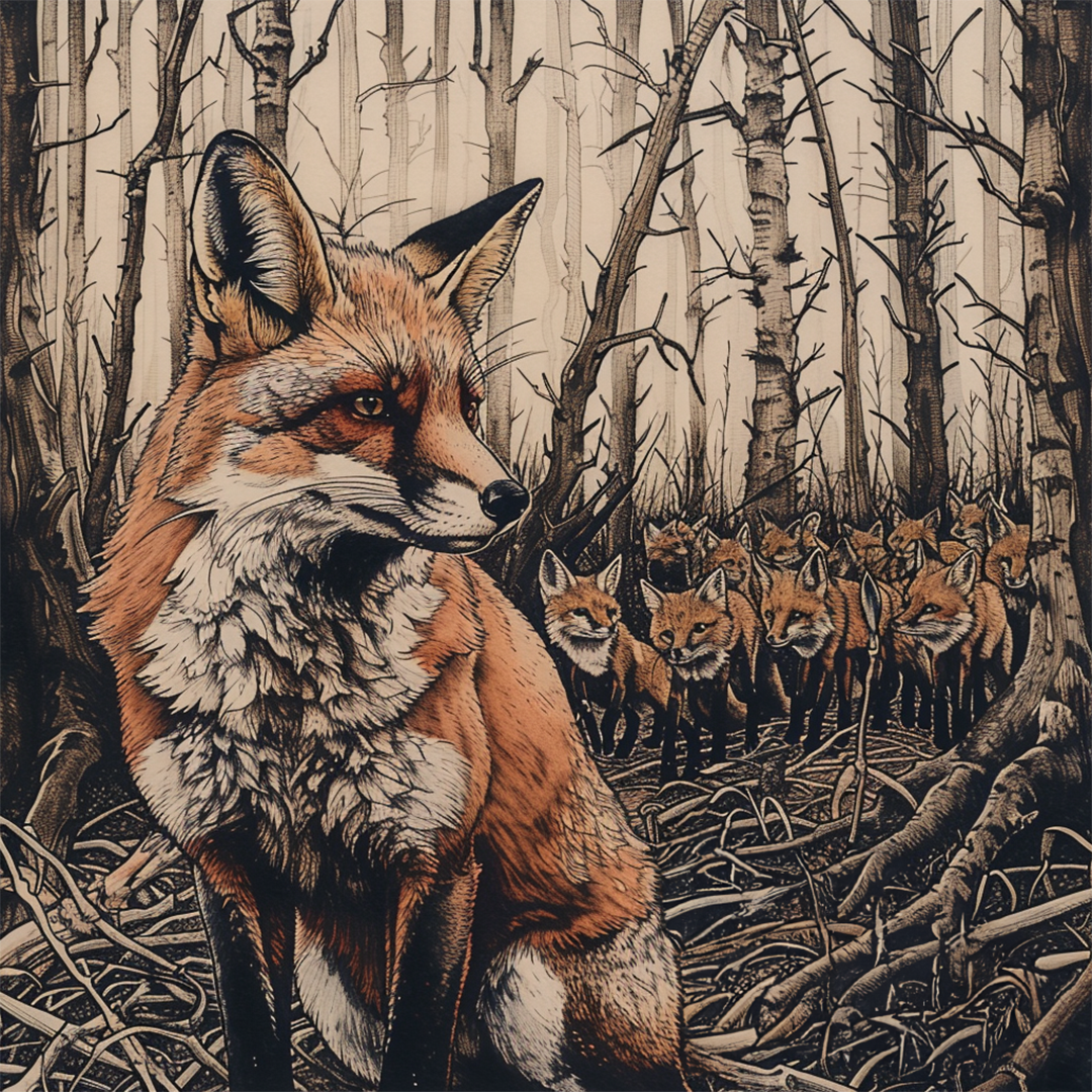 The Fox Who Had Lost His Tail panel 4