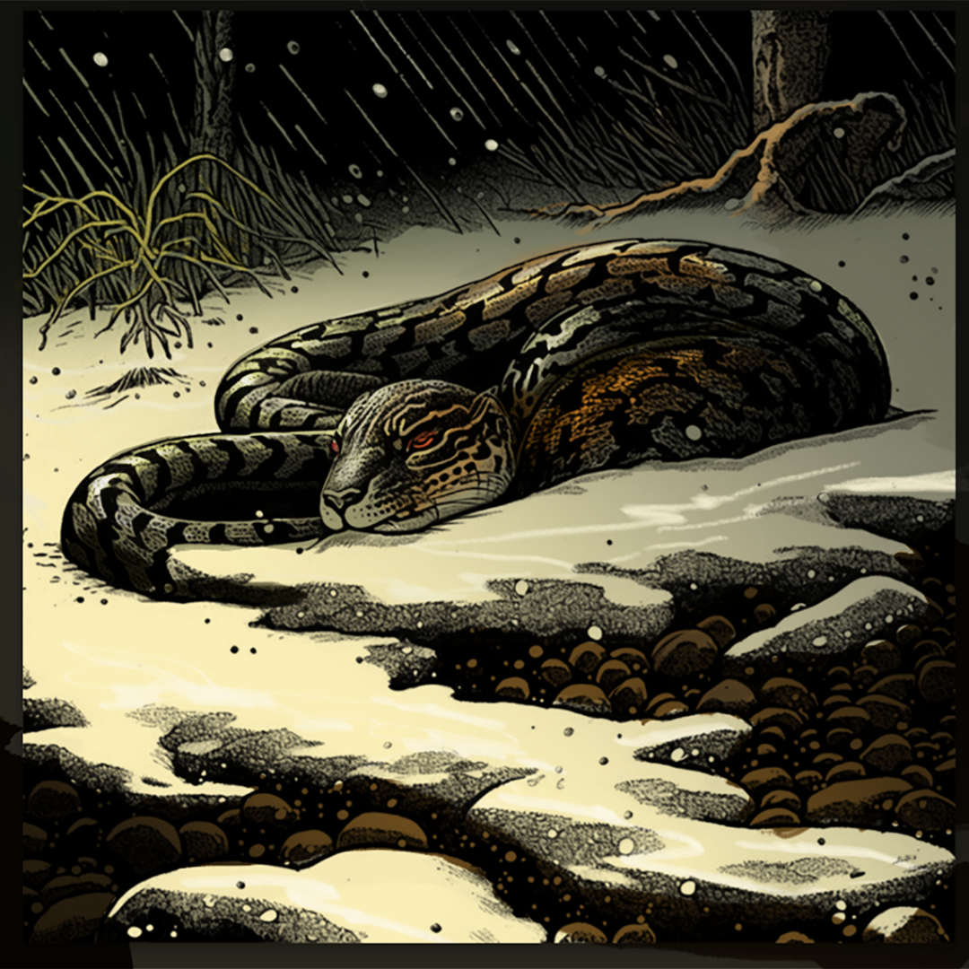 The Farmer and the Snake panel 3