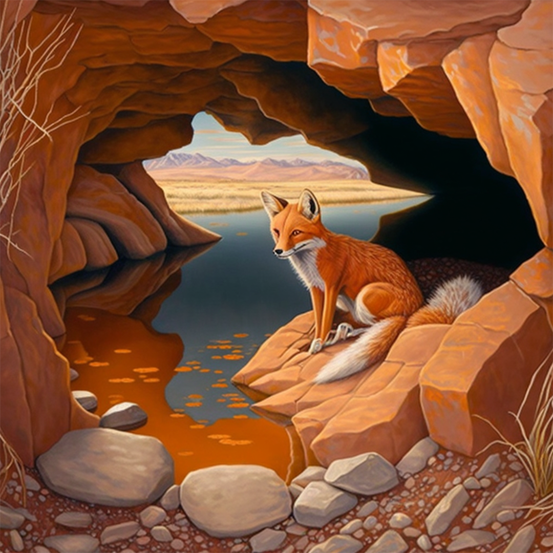 The Fox and the Goat panel 3