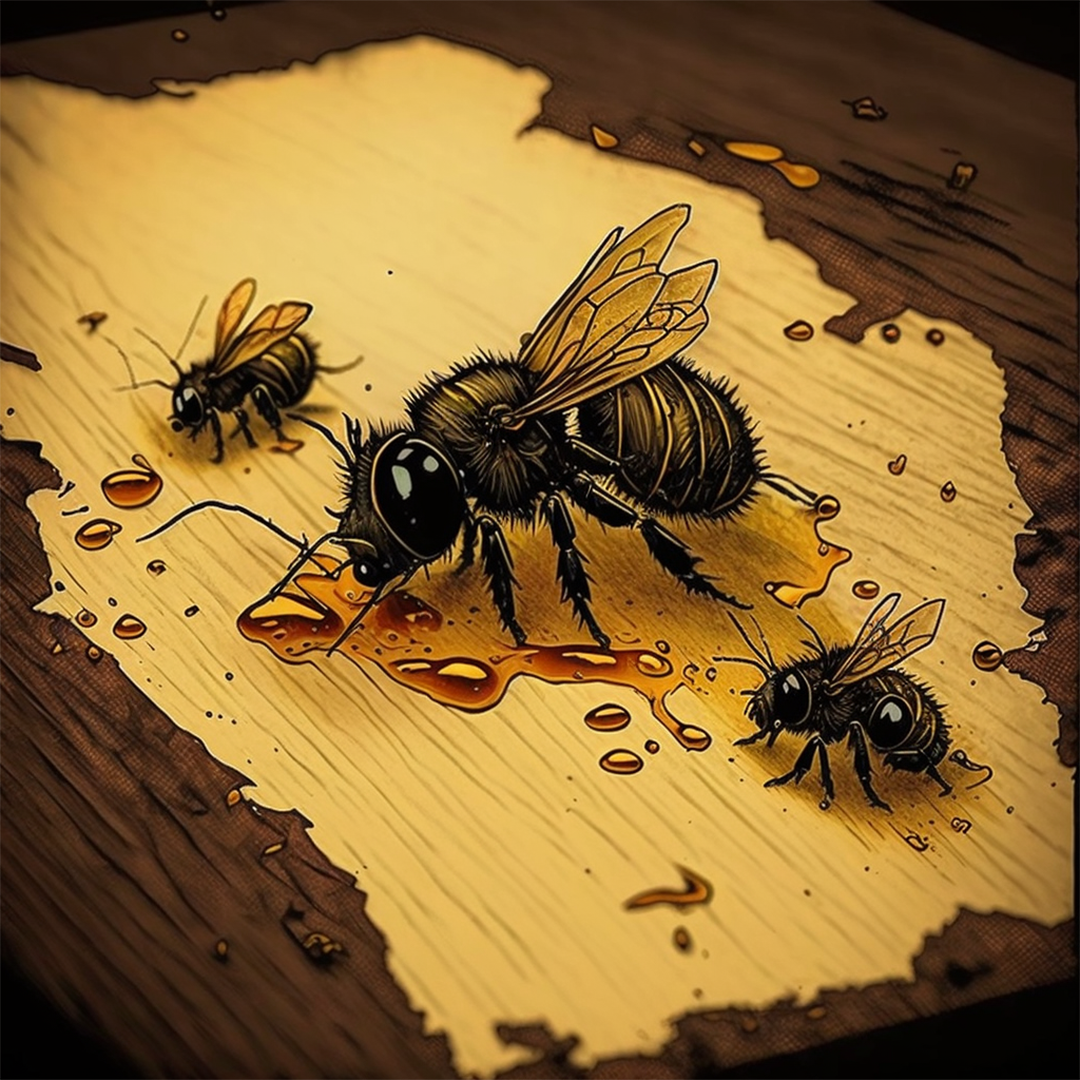 The Flies and the Honey-Pot panel 5