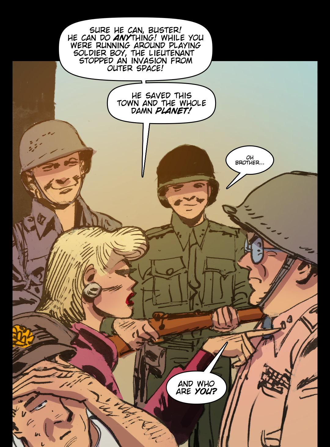 Hold It Right There! panel 5