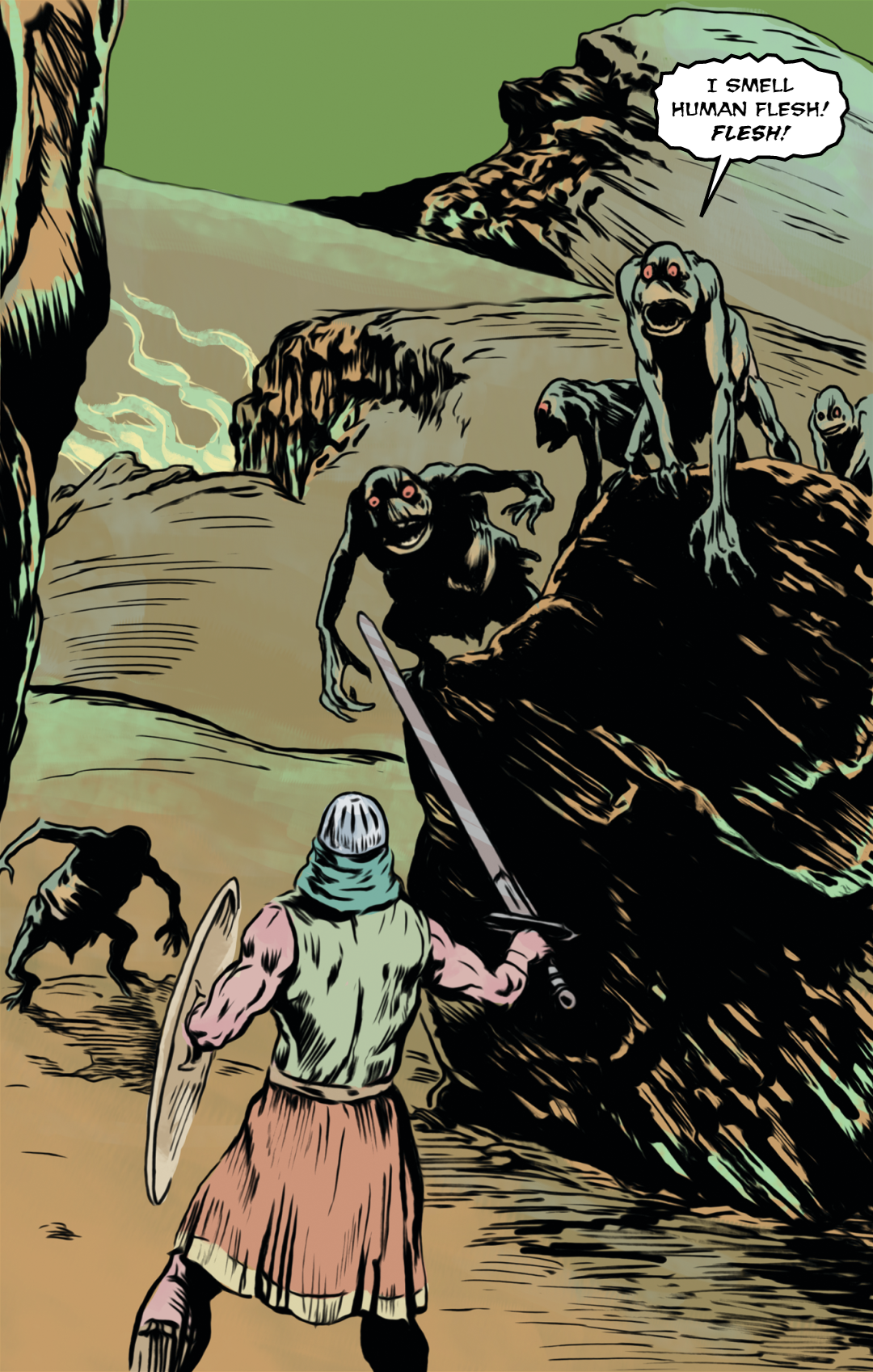 Feast Upon Their Flesh! panel 3