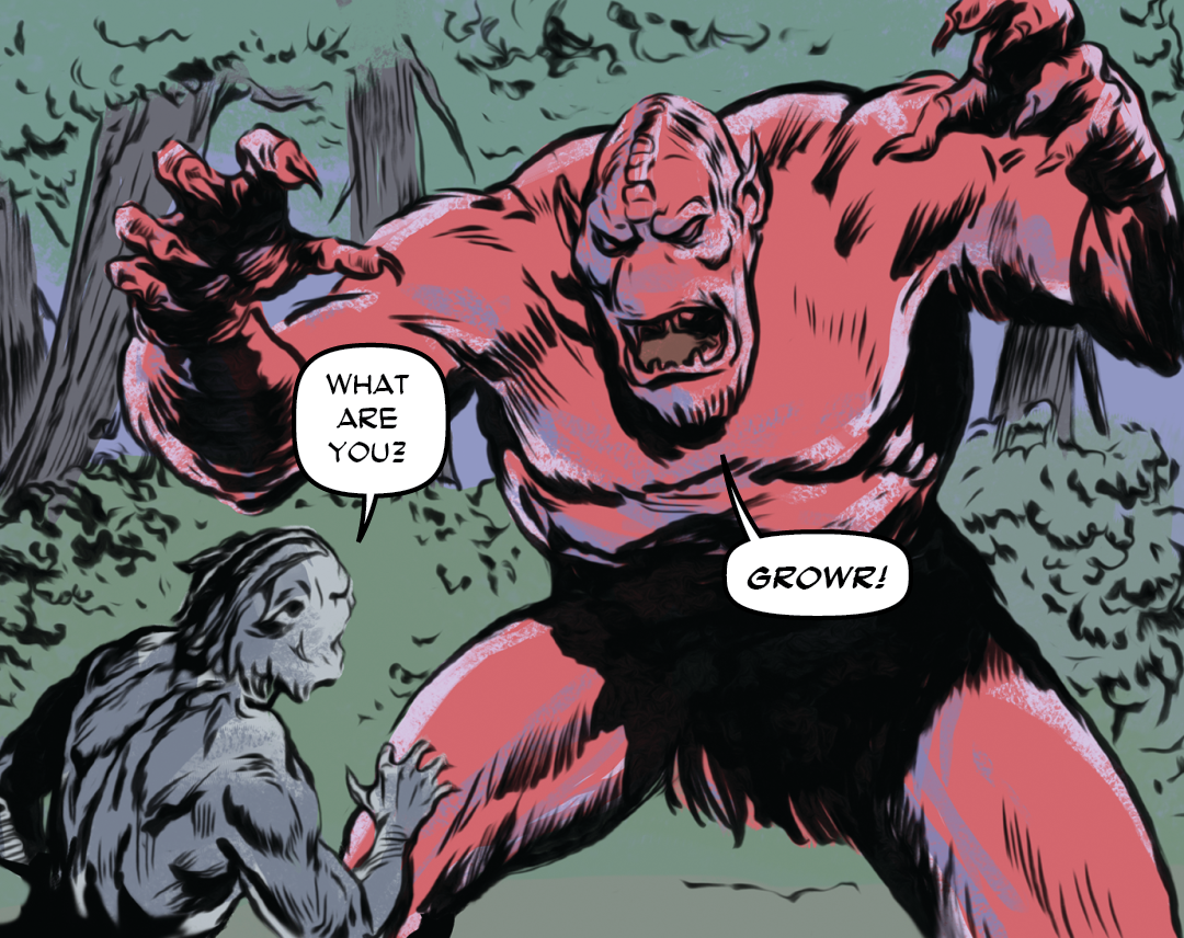 Gorok Strikes panel 5