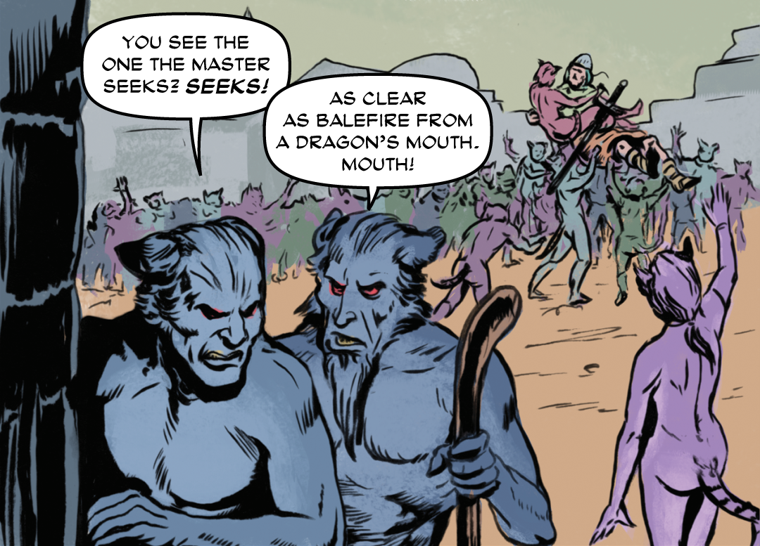 Schemes of the Devil panel 4