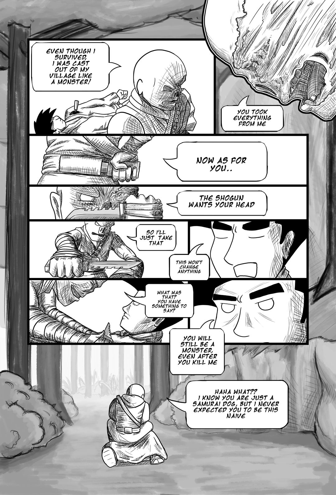 Shotgun Samurai 18 panel 1