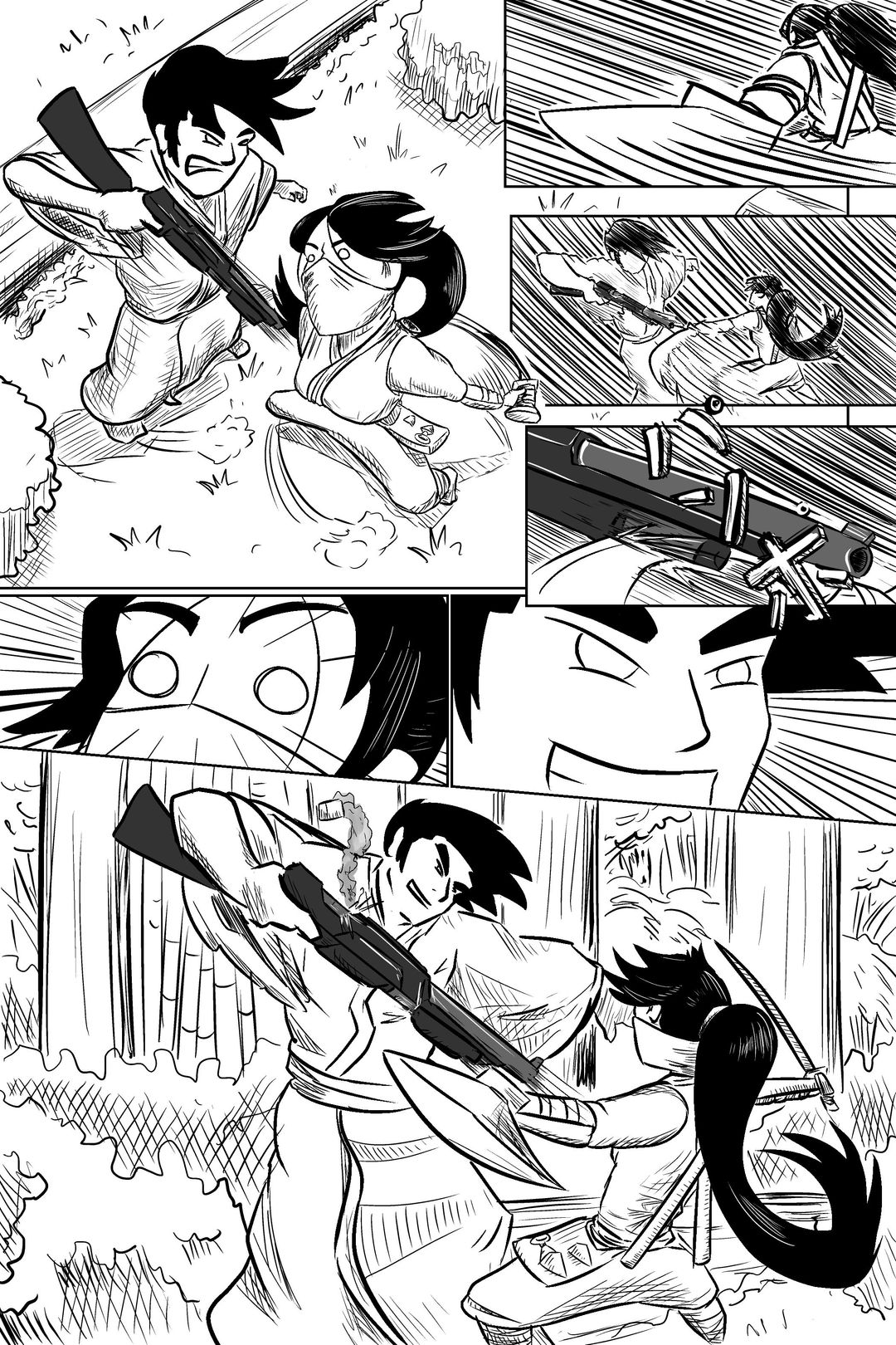 Shotgun Samurai 04 panel 2