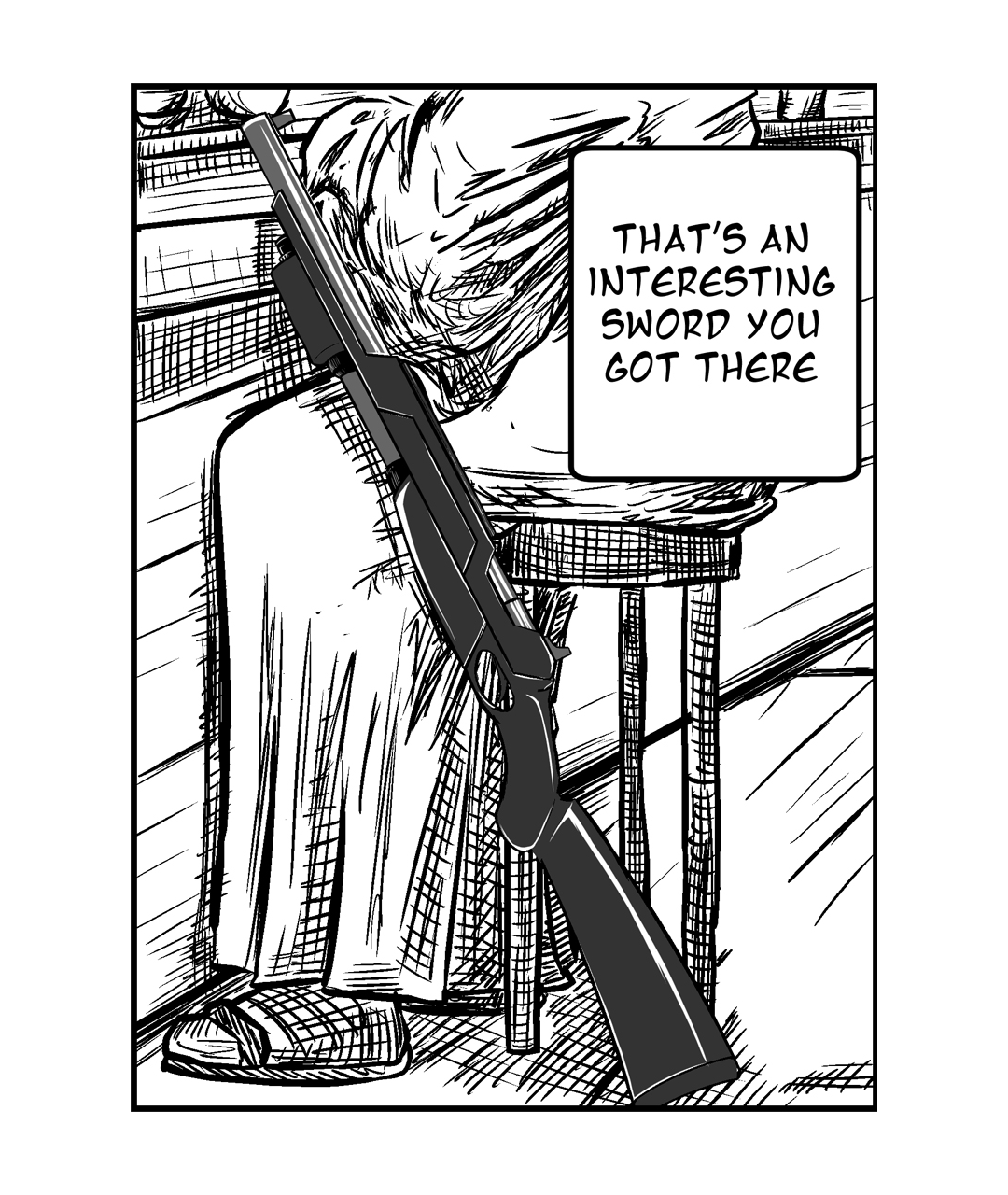 The Shotgun Samurai panel 9