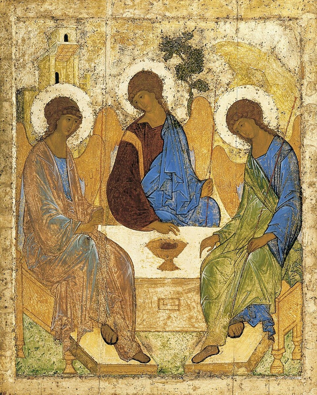 The frontpage cover art for the episode Homily For Trinity Sunday  from the comics series Cross+Word, which is number 18 in the series