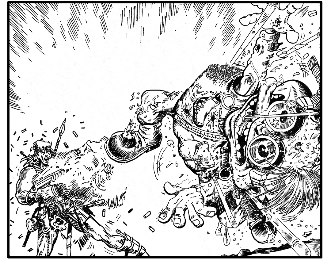 Death Guy's Final Fight panel 11