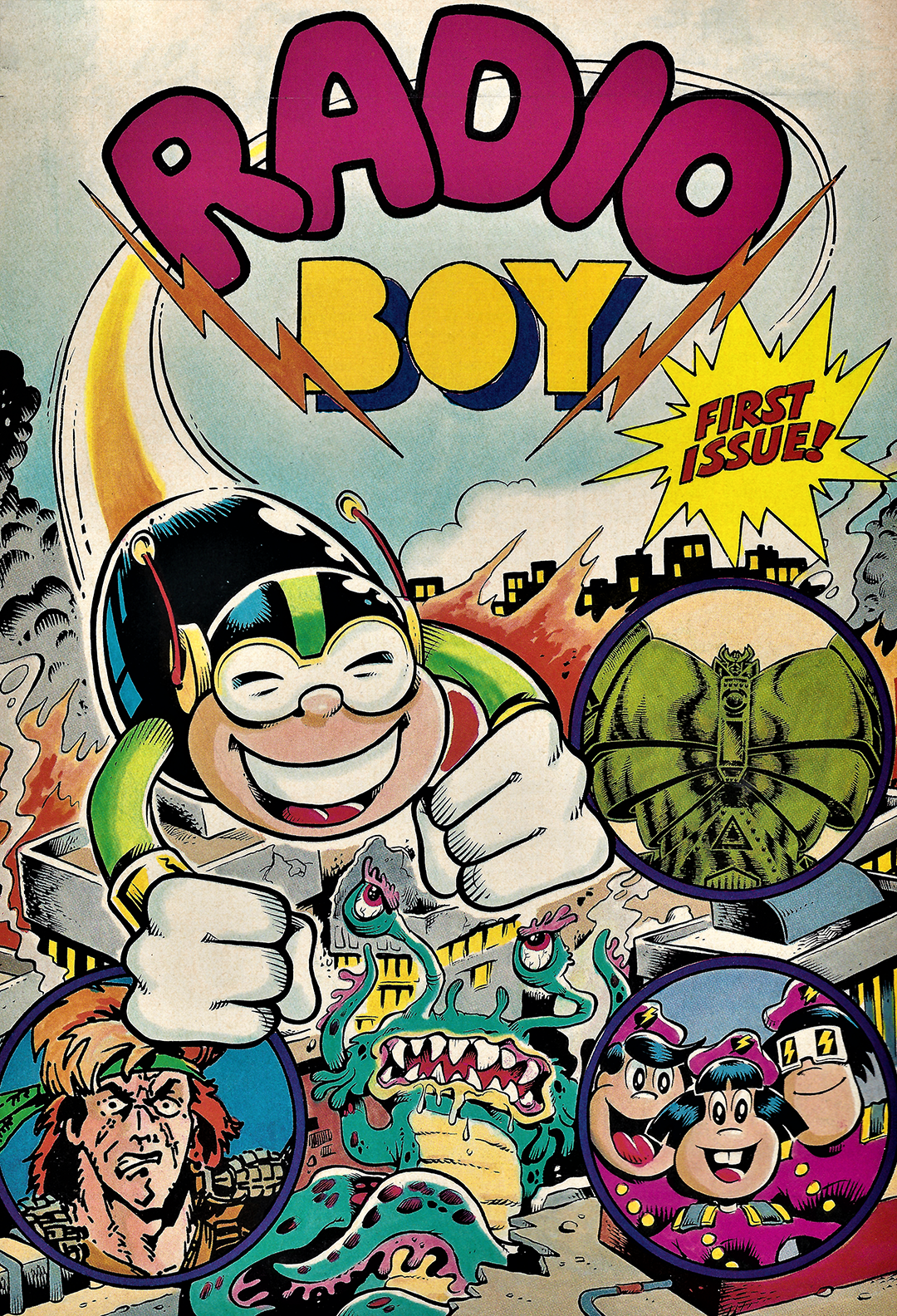 The Creator of Radio Boy panel 1