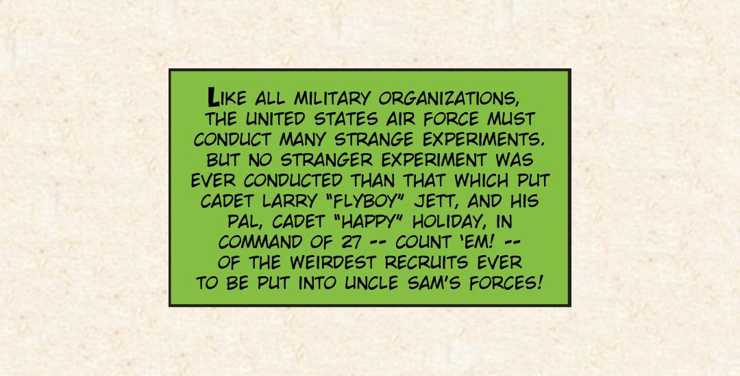 Flyboy in Monkey Business 1 panel 2