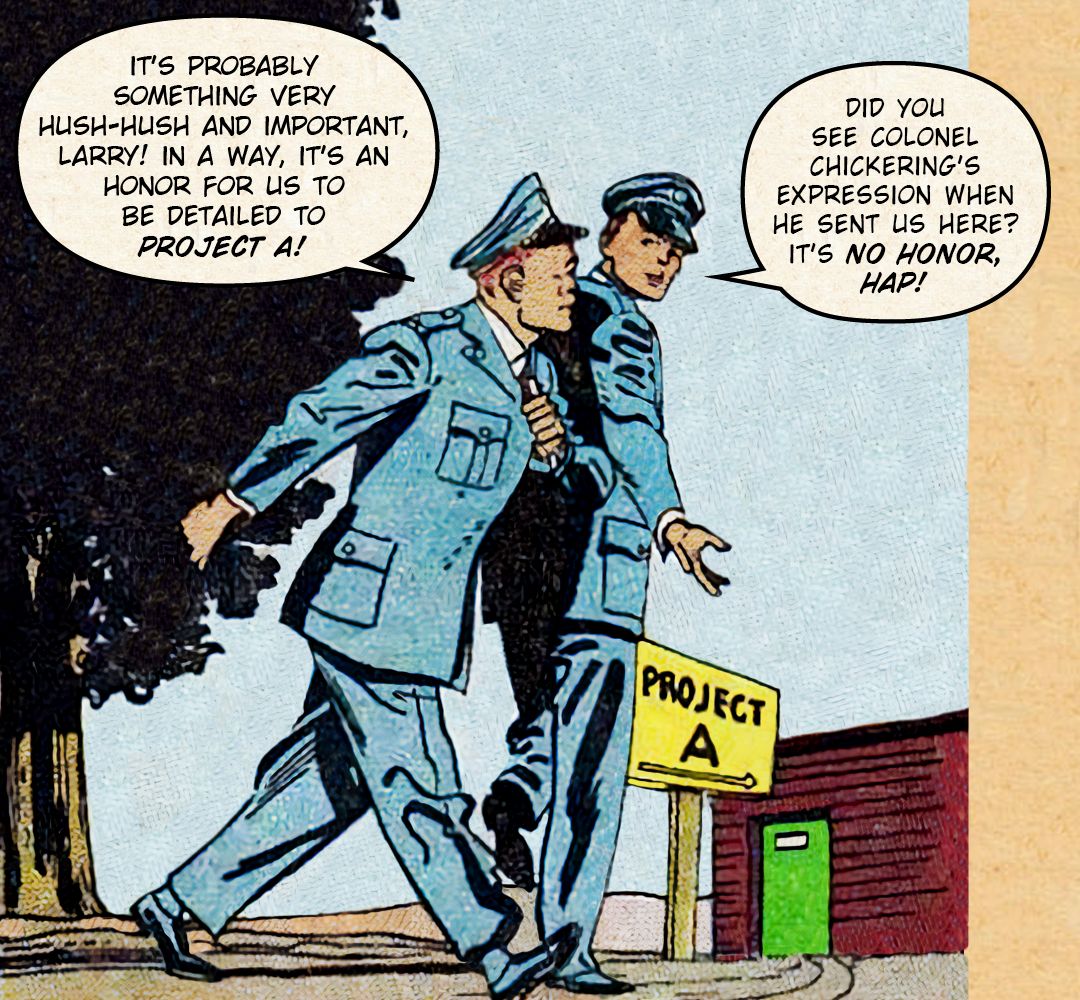 Flyboy in Monkey Business 1 panel 7