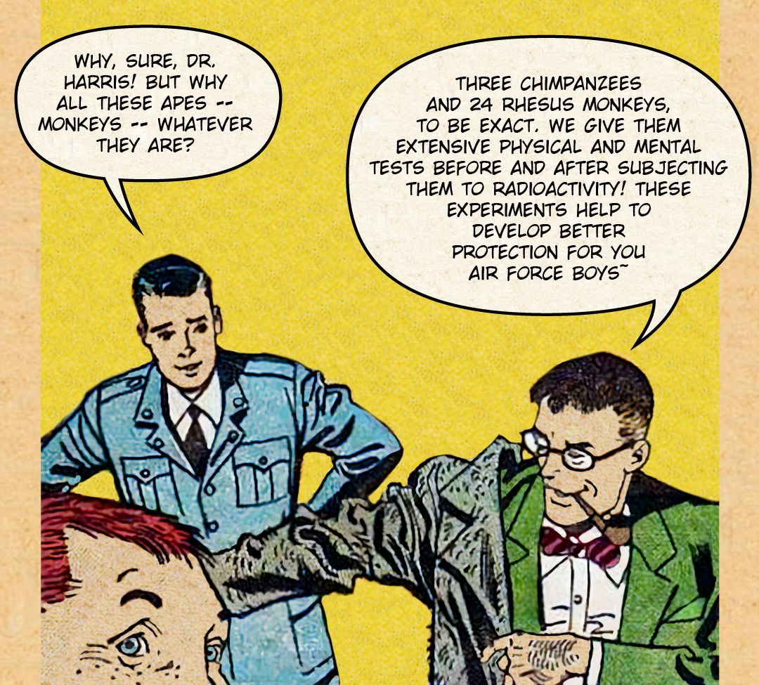 Flyboy in Monkey Business 1 panel 9