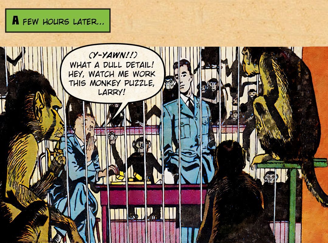 Flyboy in Monkey Business 2 panel 2