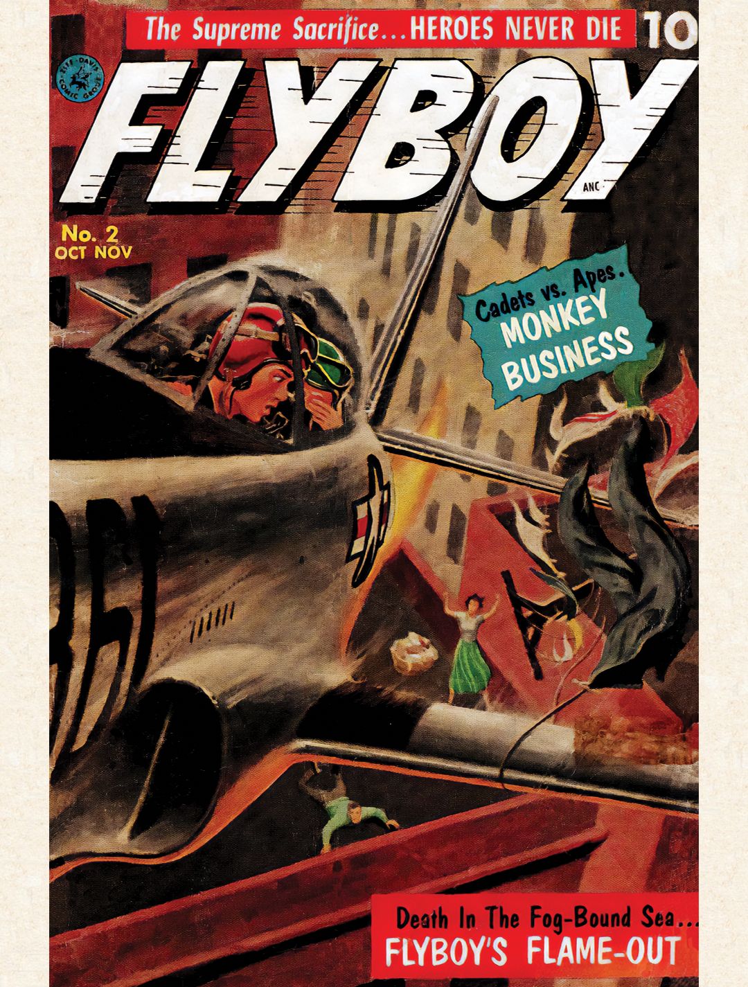 Flyboy in Monkey Business 3 panel 1