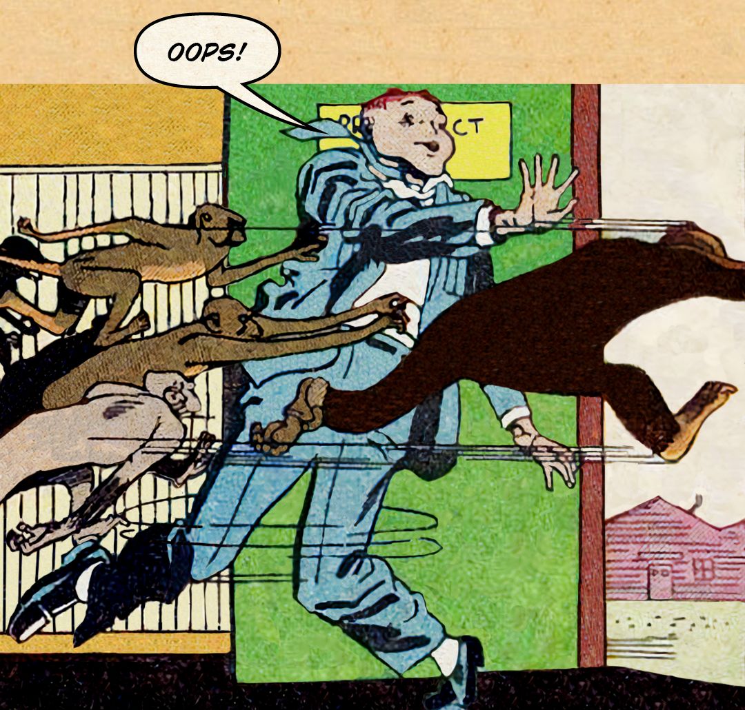 Flyboy in Monkey Business 3 panel 3