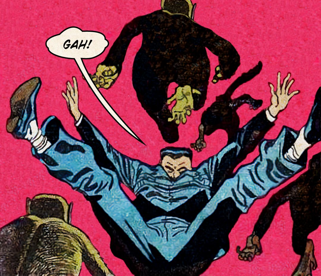Flyboy in Monkey Business 3 panel 8