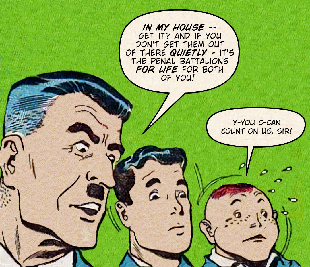 Flyboy in Monkey Business 3 panel 12