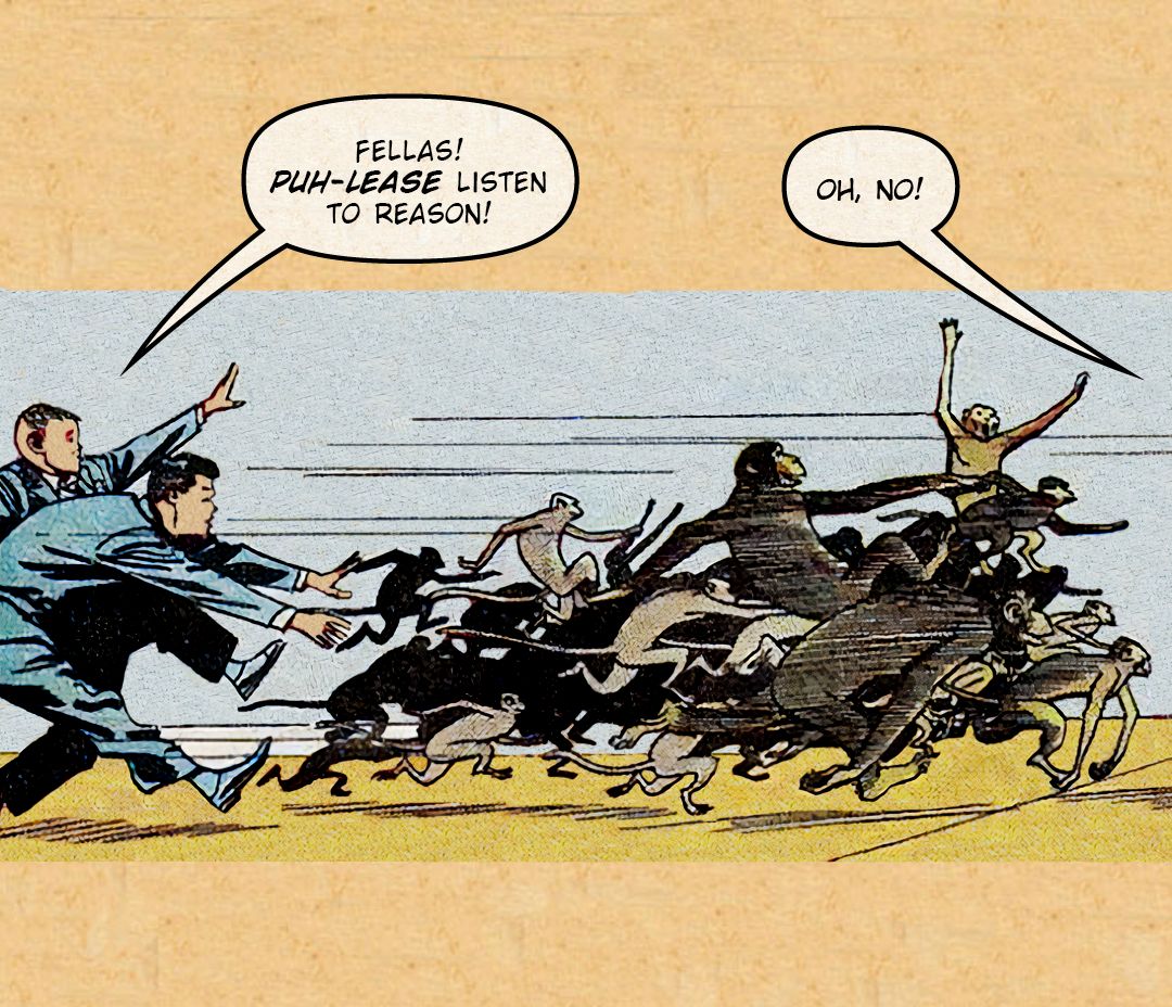 Flyboy in Monkey Business 4 panel 3