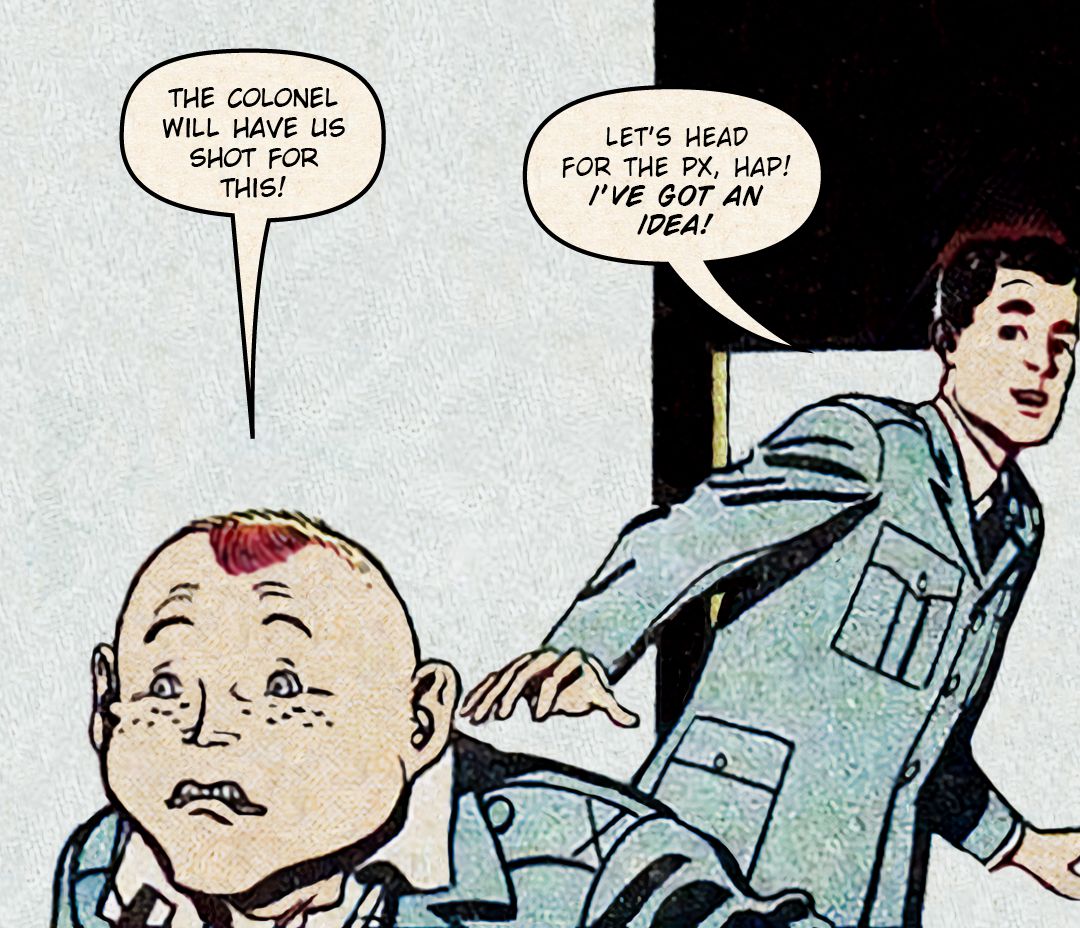 Flyboy in Monkey Business 4 panel 6