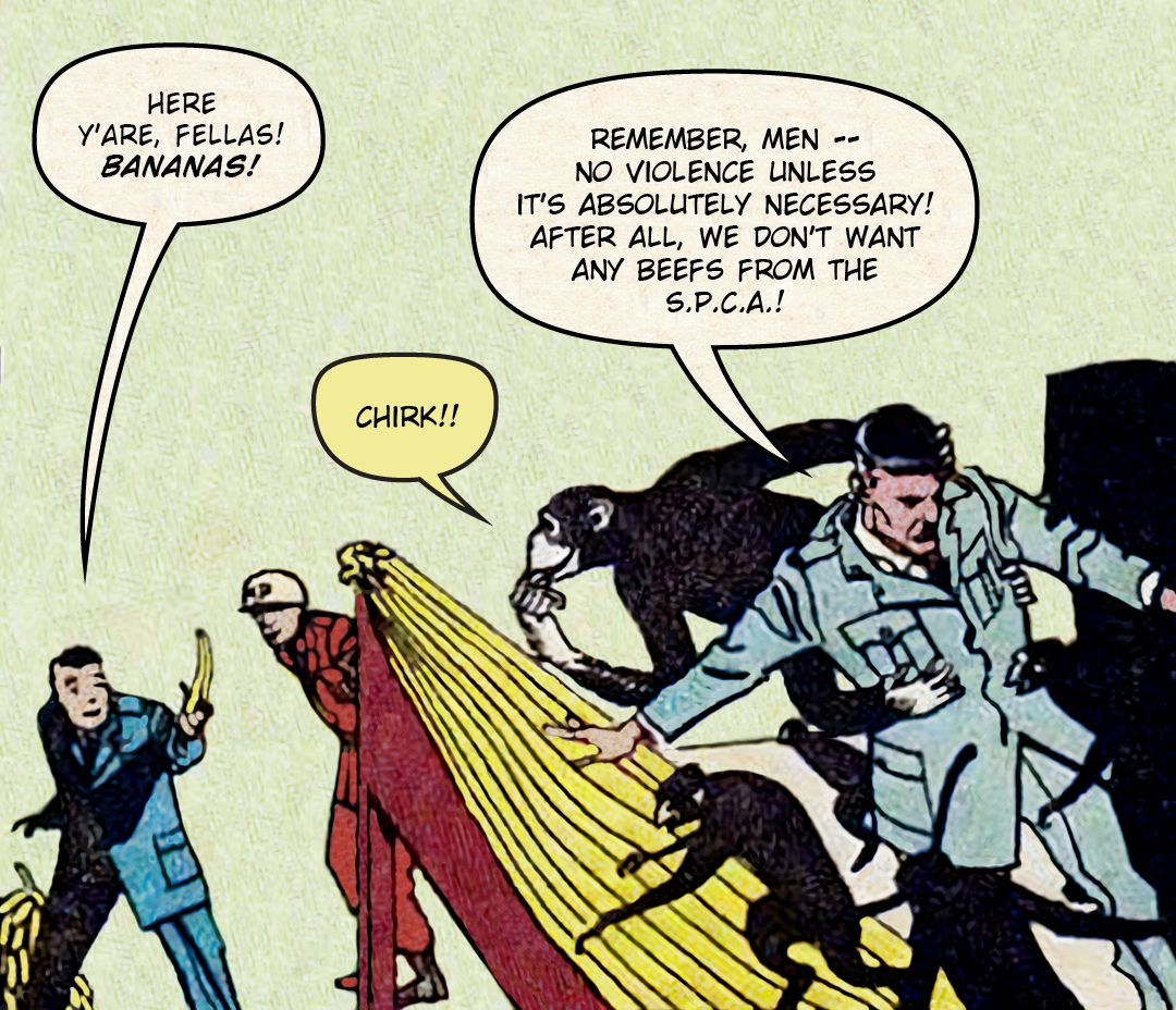 Flyboy in Monkey Business 4 panel 8