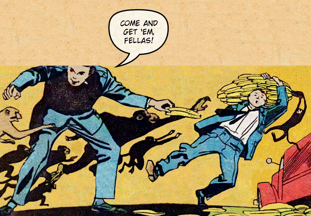 Flyboy in Monkey Business 4 panel 9