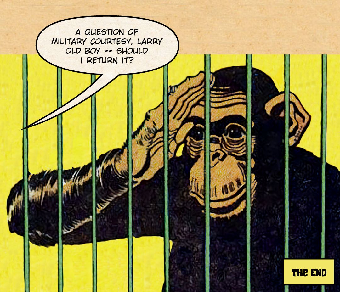 Flyboy in Monkey Business 4 panel 14