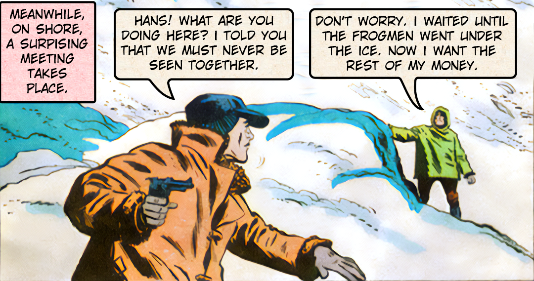 The Frogmen #7 : The Deadly Twist panel 2