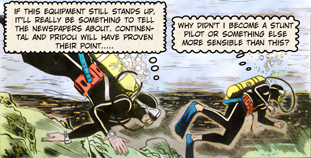 The Frogmen #7 : The Deadly Twist panel 1