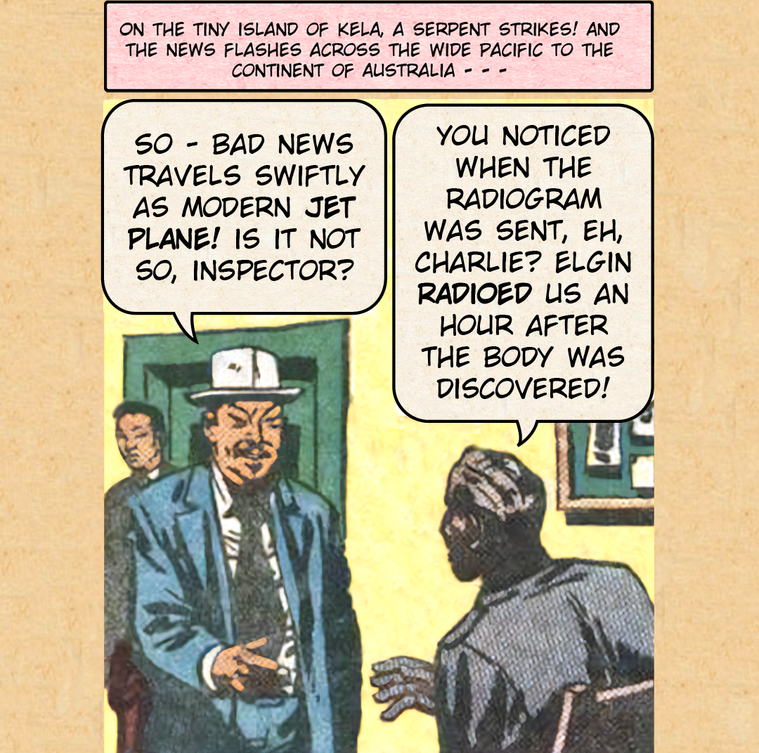 Charlie Chan - See No Evil  #1 : Death in Kela panel 6