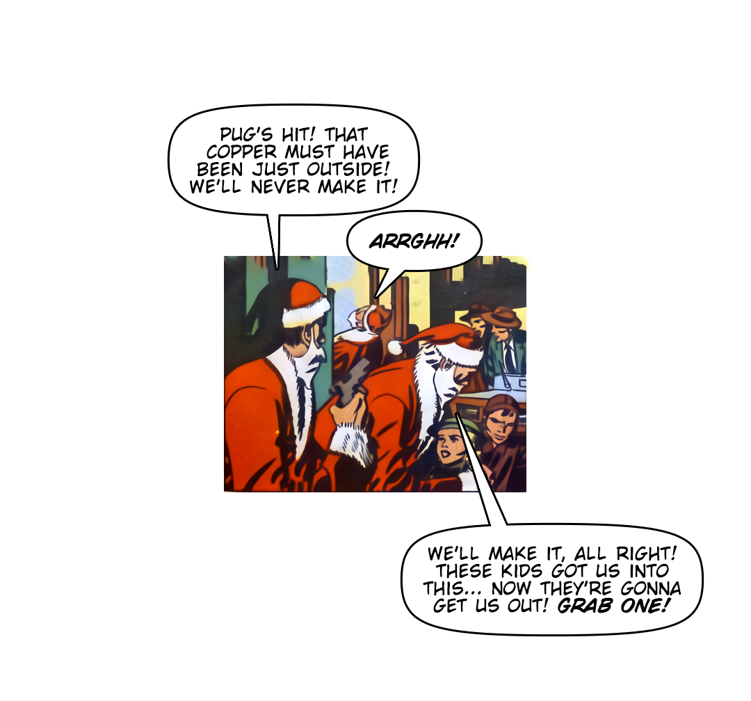 Bullets for Christmas #2 panel 1