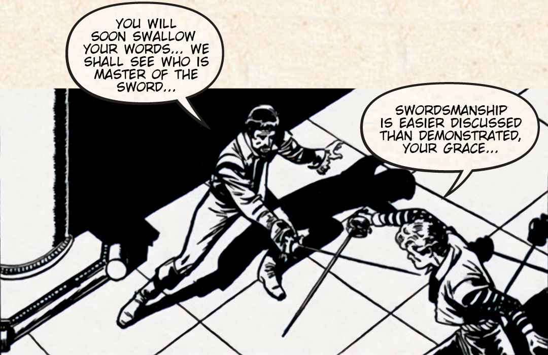 The Black Lily #5 - Lesson In Swordsmanship panel 8