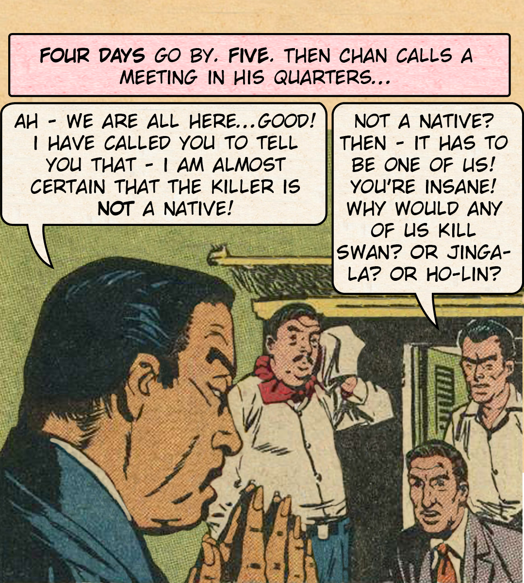 Charlie Chan - See No Evil #3 : The Murderer Revealed panel 2