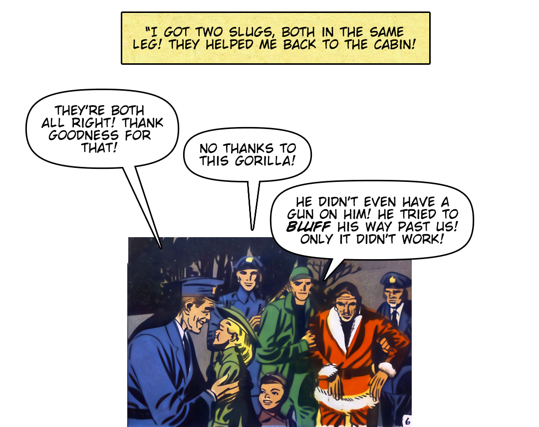 Bullets for Christmas #6 panel 1