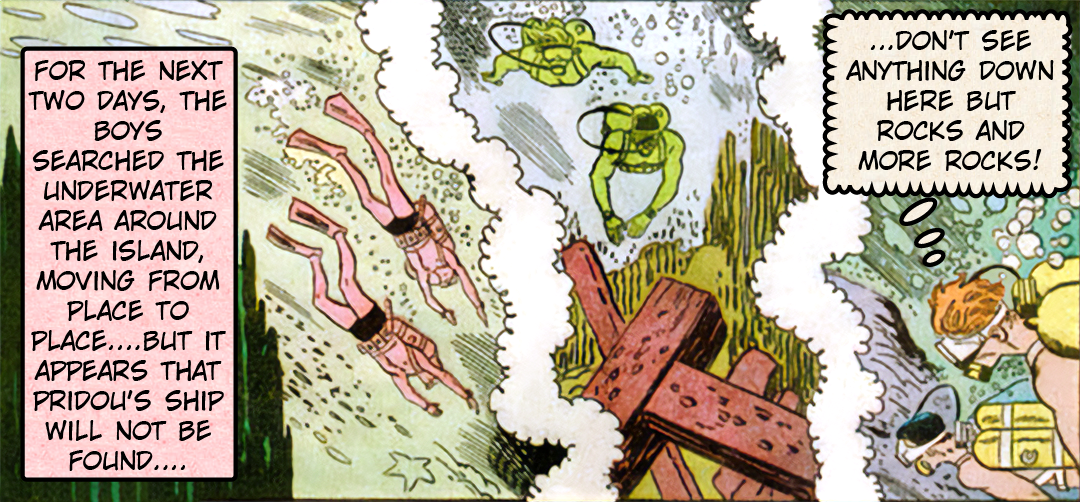 The Frogmen #3: Spanish Treasure panel 10