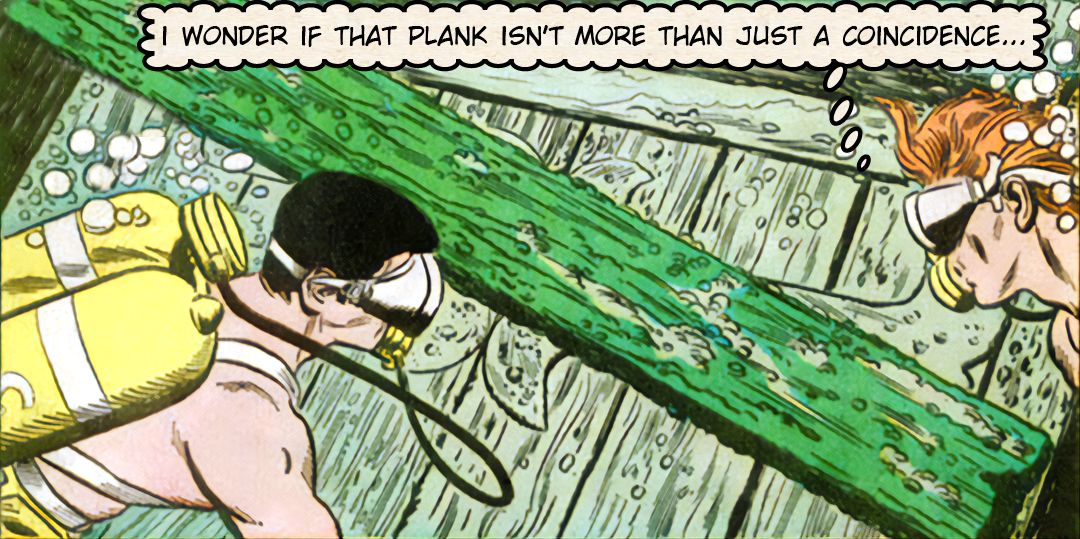 The Frogmen #3: Spanish Treasure panel 23