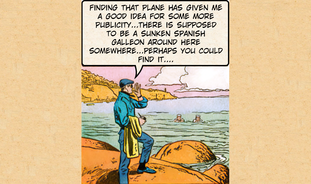 The Frogmen #3: Spanish Treasure panel 8