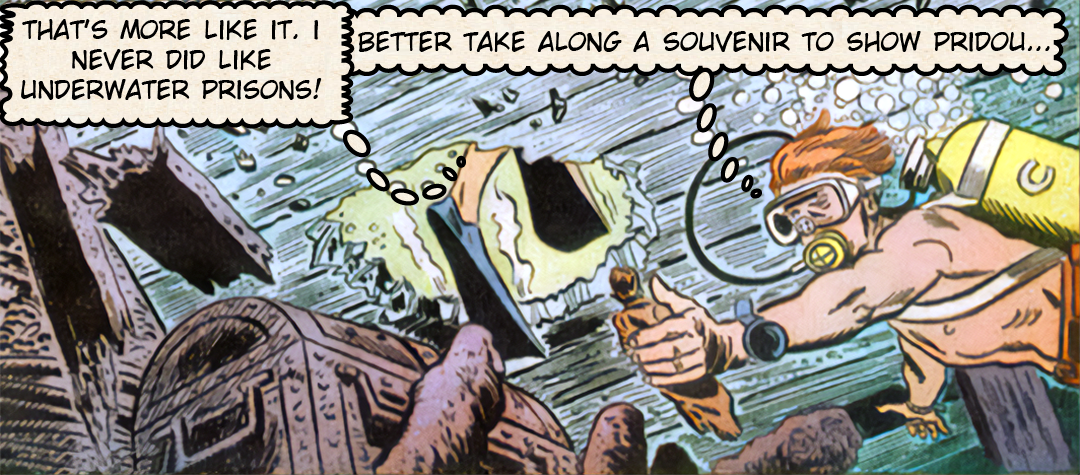 The Frogmen #3: Spanish Treasure panel 21