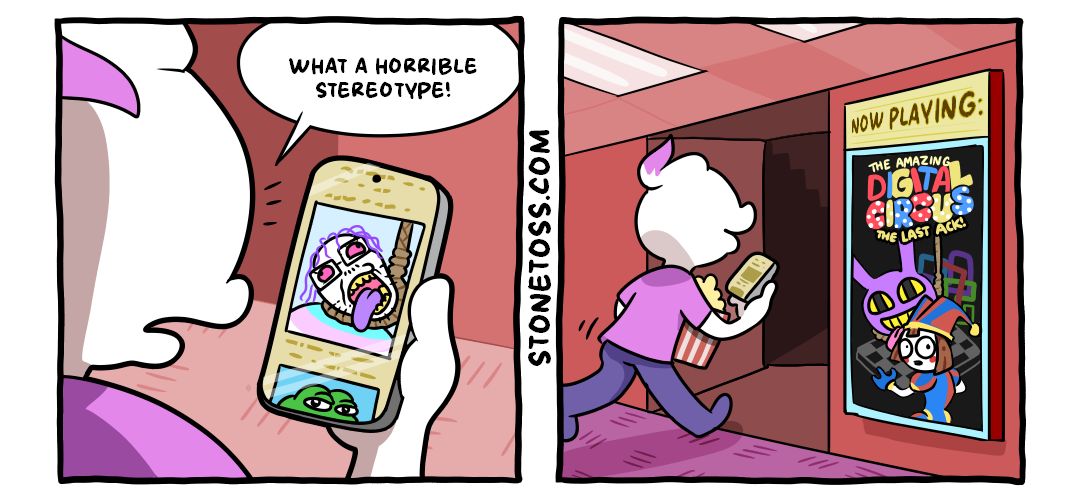 Lights, Camera, ACK-tion panel 1