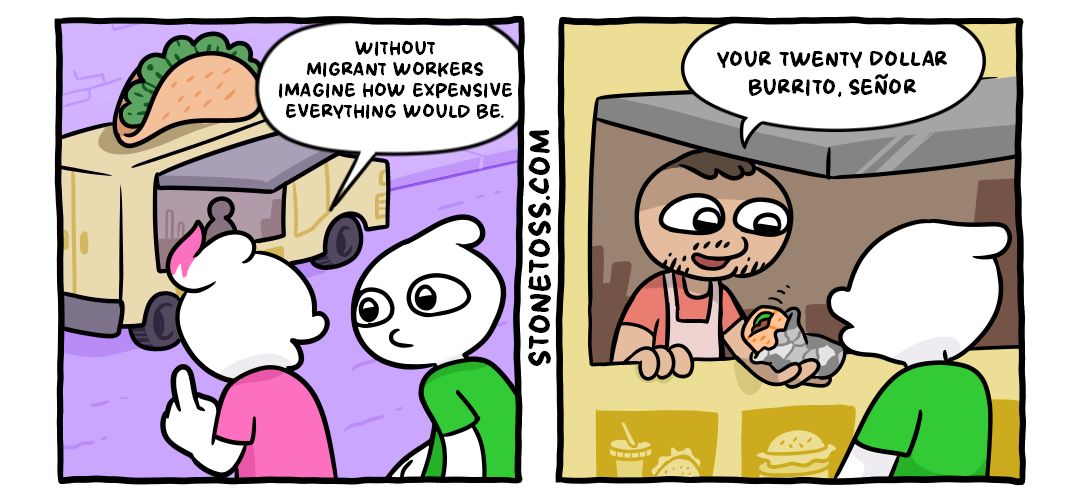 Tough to Swallow panel 1