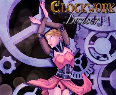 A tiny thumbnail of the cover art for the comics series Clockwork Dancer