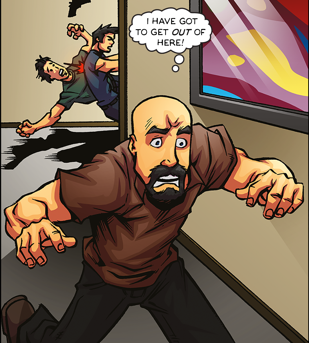 Take Him Down! panel 15