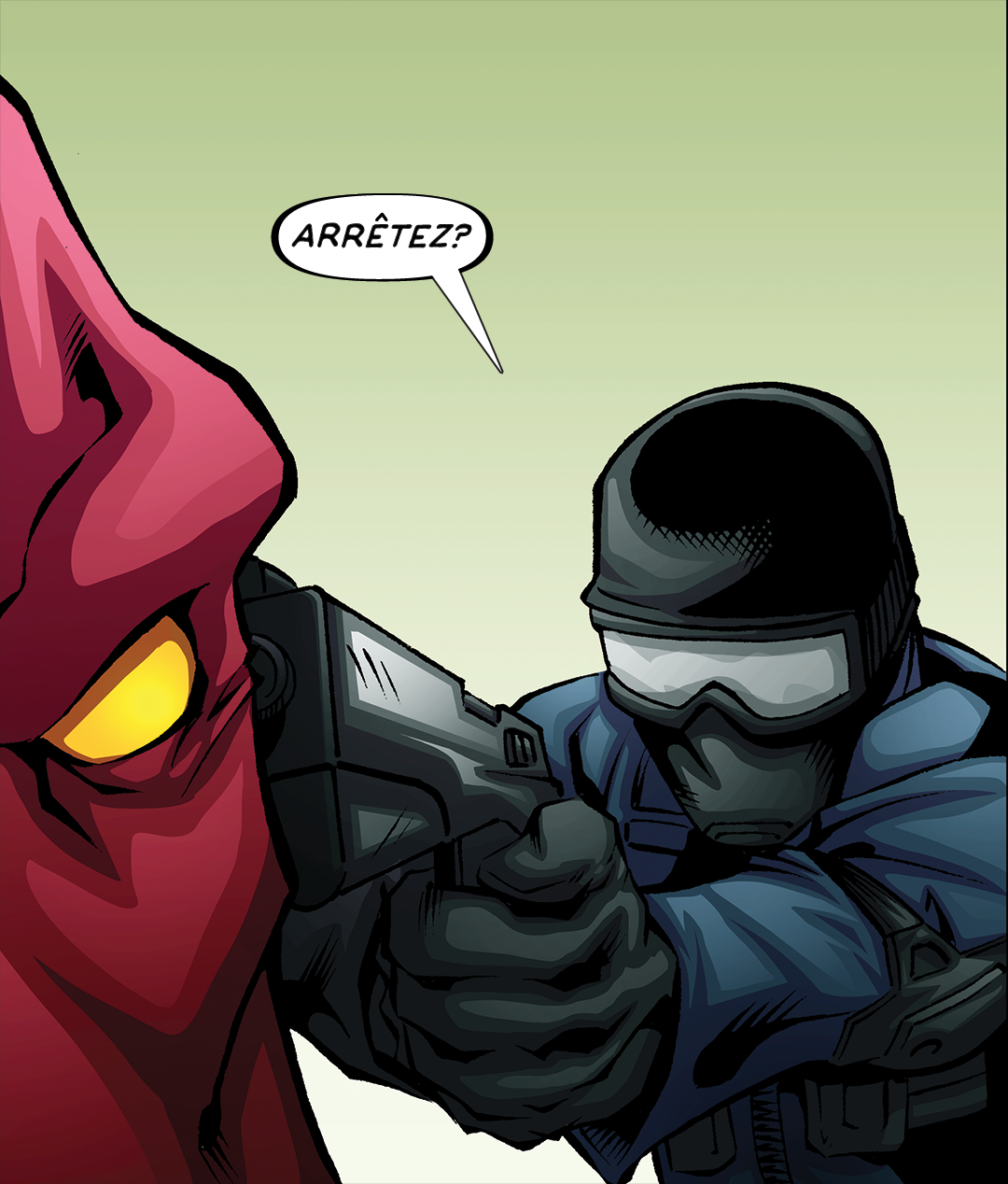 Resisting Arrest panel 1