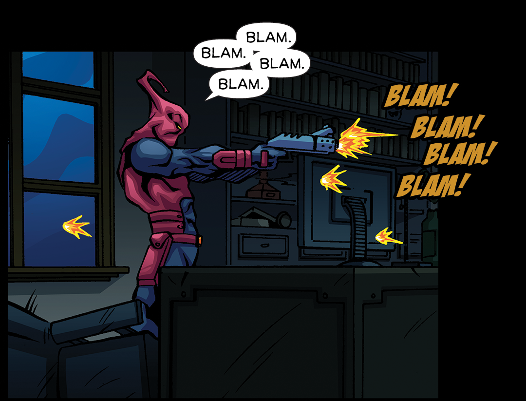 If He Bleeds... panel 11