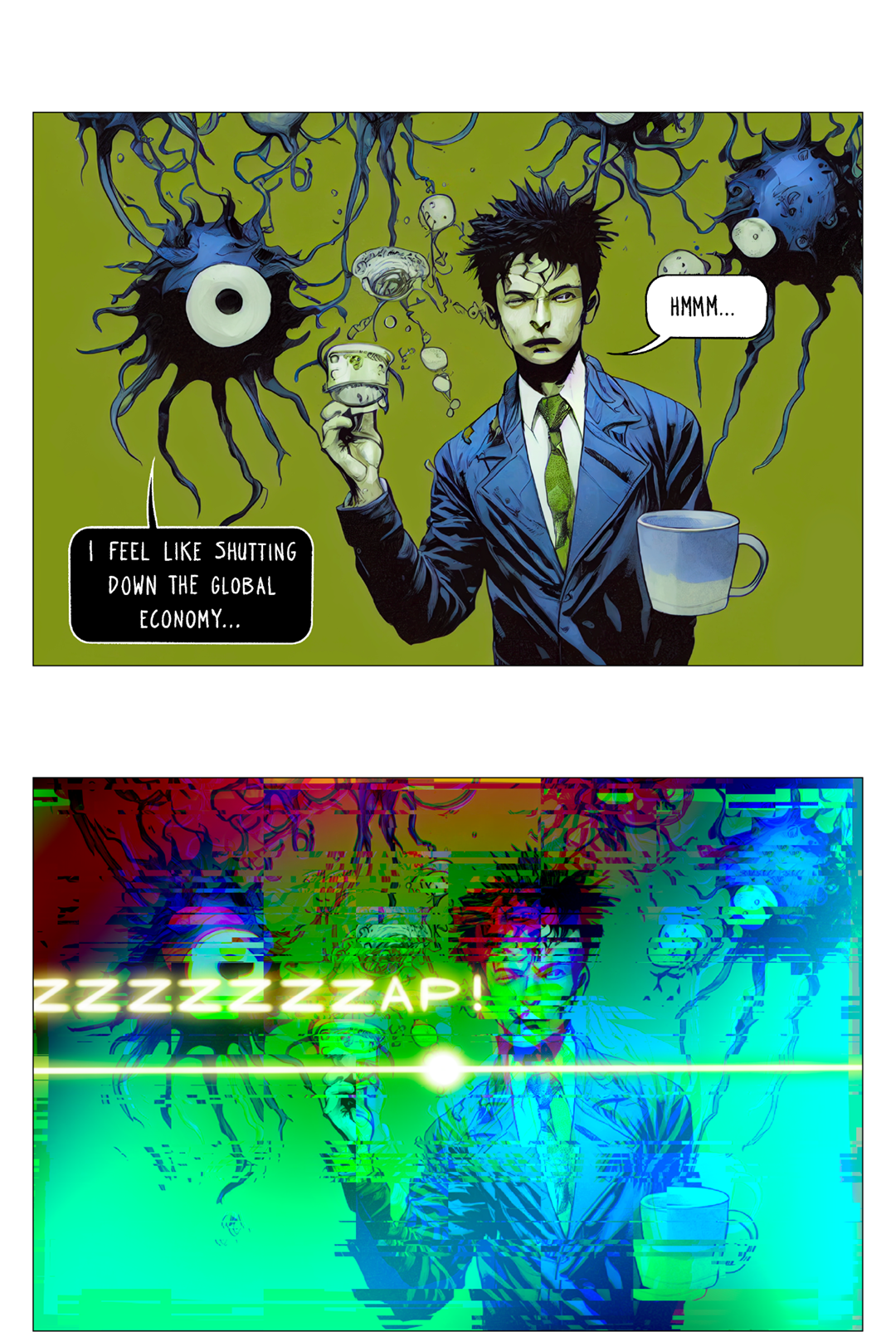 Quantum Caffeination Part 4 panel 1