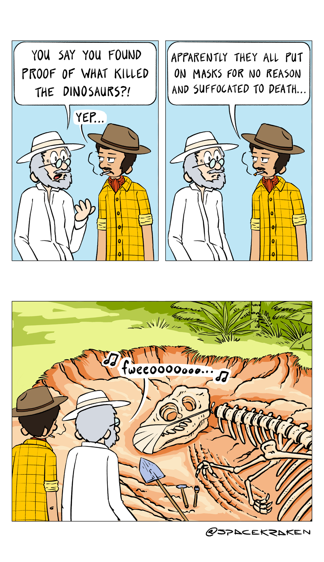 Jurassic Science panel 1